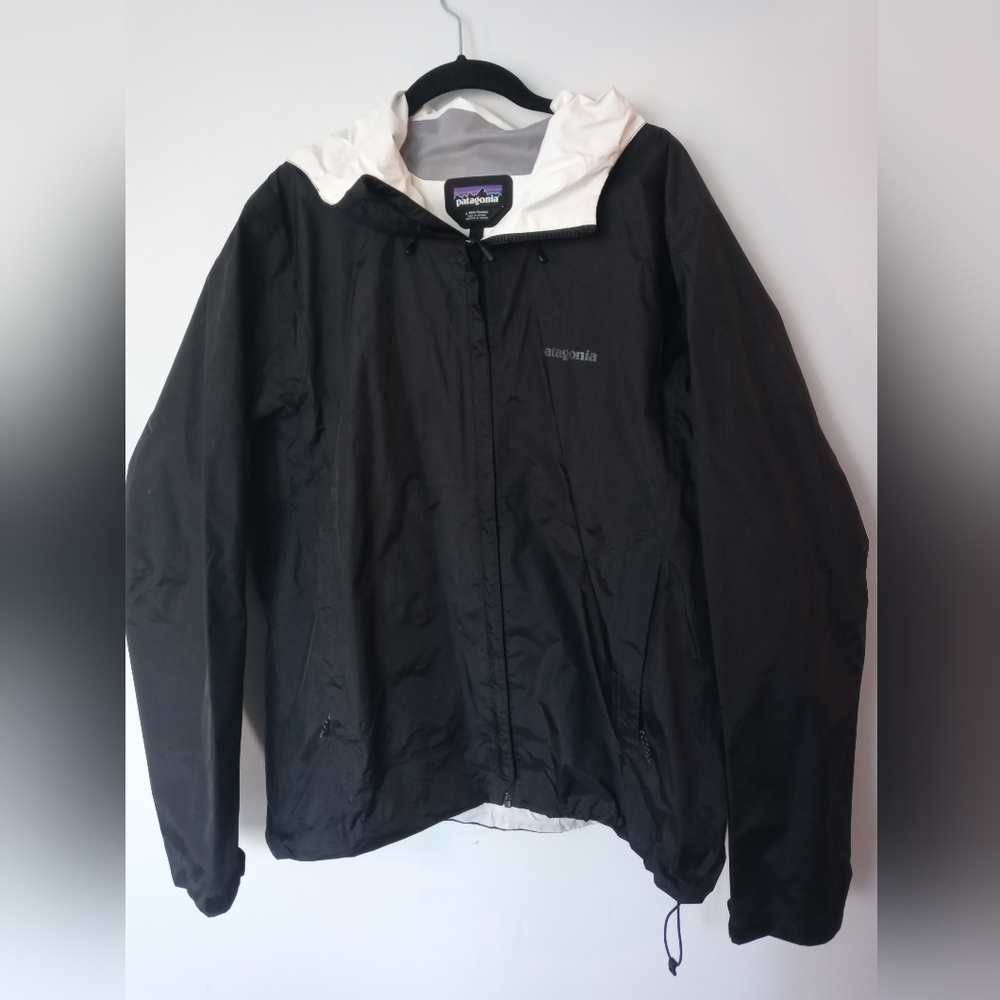 Patagonia Mens Black Windbreaker Jacket Large